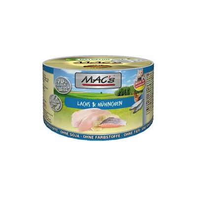 MAC's Cat 6 x 200g - Łosoś & Kurczak - Mokra karma dla kota MAC's Cat 6 x 200g - Łosoś & Kurczak - Mokra karma dla kota