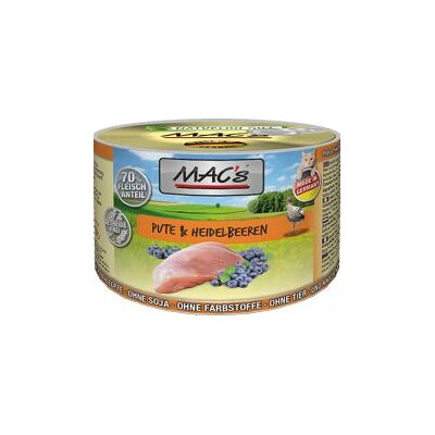 Wysokiej jakości mokra karma bez zbóż MAC's - 12 x 200 g Wysokiej jakości mokra karma bez zbóż MAC's - 12 x 200 g