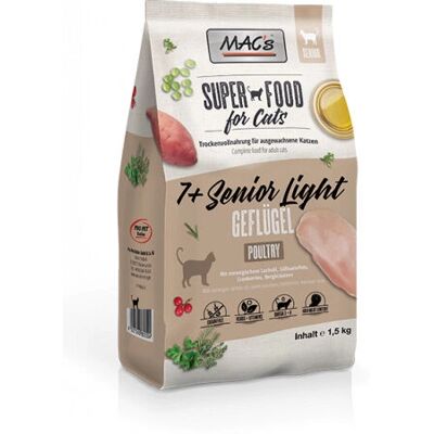 MAC's Senior/Light Katzenfutter - Fettarm, Getreidefrei, Lachsöl MAC's Senior/Light Katzenfutter - Fettarm, Getreidefrei, Lachsöl