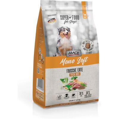 Becker Macs 1,5kg Hund Mono Soft Ente - Hundefutter Becker Macs 1,5kg Hund Mono Soft Ente - Hundefutter