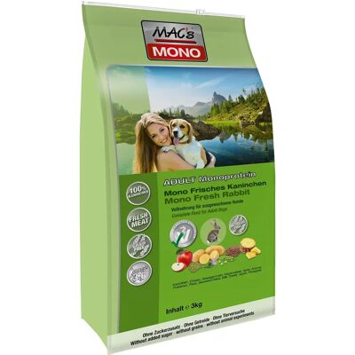 MAC's Kanin Hundefutter - Hypoallergen & Getreidefrei MAC's Kanin Hundefutter - Hypoallergen & Getreidefrei