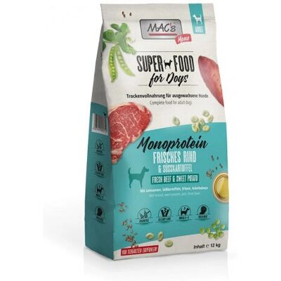 MAC's Mono Rind Hundetrockenfutter - 12kg für sensible Hunde MAC's Mono Rind Hundetrockenfutter - 12kg für sensible Hunde