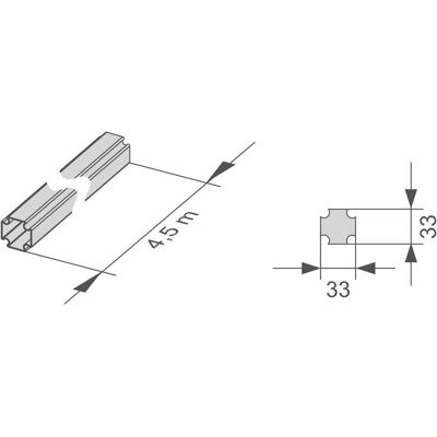 TECEprofil Profielbuis 4,5 m - Profile Pipe TECEprofil Profielbuis 4,5 m - Profile Pipe