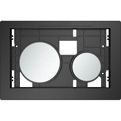 TECEloop Bouton pour plaque de chasse WC - chrome mat - Publicité TECEloop Bouton pour plaque de chasse WC - chrome mat - Publicité
