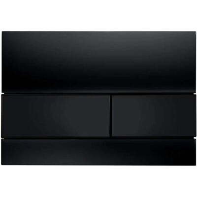 TECE GmbH TECEsquare WC-Betätigungsplatte Glas schwarz - Zweimengentechnik TECE GmbH TECEsquare WC-Betätigungsplatte Glas schwarz - Zweimengentechnik