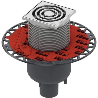 TECE Model 3601300 - Drenaj de duş vertical cu flanșă universală TECE Model 3601300 - Drenaj de duş vertical cu flanșă universală