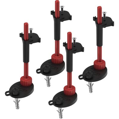 Sistem de scurgere TECE 3690007 - Picioare de montaj izolate fonic Sistem de scurgere TECE 3690007 - Picioare de montaj izolate fonic