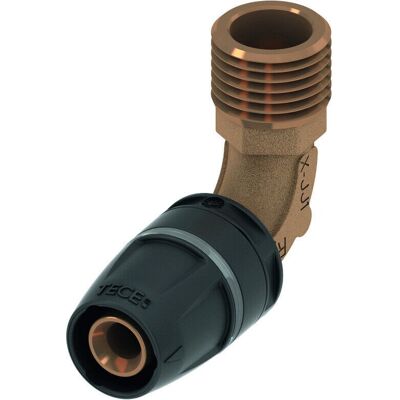 TECElogo Latón/Bronce Push Conector - 20x R 3/4" - Accesorio TECElogo Latón/Bronce Push Conector - 20x R 3/4" - Accesorio
