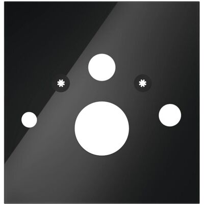 TECE TECElux Piastra in Vetro Nero per WC-Dusch - Coperchio WC TECE TECElux Piastra in Vetro Nero per WC-Dusch - Coperchio WC