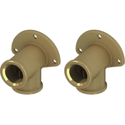 TECE bronzen muurafstandhouder 9021032 - Universele pijp overgang TECE bronzen muurafstandhouder 9021032 - Universele pijp overgang