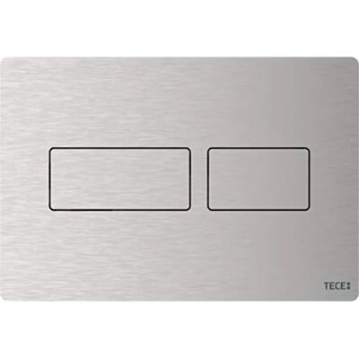 TECE GMBH TECEsolid Toilettspülplatte - Gebürsteter Edelstahl TECE GMBH TECEsolid Toilettspülplatte - Gebürsteter Edelstahl