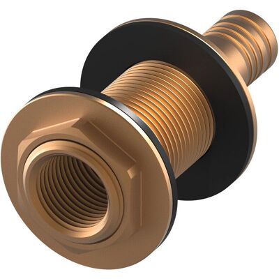 TECE GmbH TECElogo-Push Pasamuros - Bronce de silicio, 20xRp 1/2" - Toma de pared TECE GmbH TECElogo-Push Pasamuros - Bronce de silicio, 20xRp 1/2" - Toma de pared