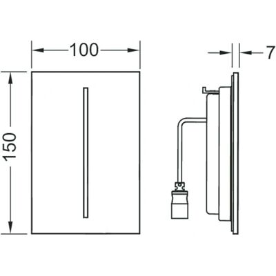 TECE GmbH TECEfilo Dispositif de Rincage Sensor - Sans Contact, Blanc, Modele 92420 - Publicité TECE GmbH TECEfilo Dispositif de Rincage Sensor - Sans Contact, Blanc, Modele 92420 - Publicité