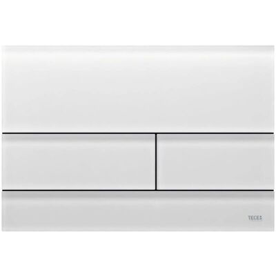 TECEsquare II Glas Satin Weiß Doppelspülplatte TECEsquare II Glas Satin Weiß Doppelspülplatte