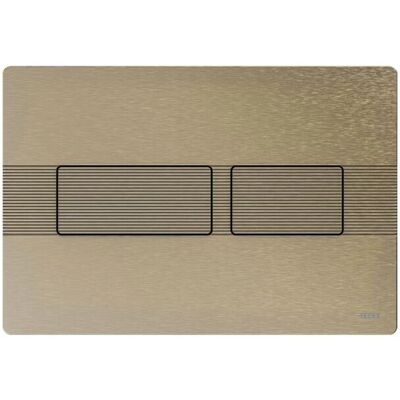 TECE Placa de inodoro de acero inoxidable para doble descarga TECE Placa de inodoro de acero inoxidable para doble descarga