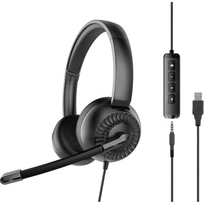 Casque Speedlink METIS - Casque stéréo filaire avec micro - Noir - Publicité Casque Speedlink METIS - Casque stéréo filaire avec micro - Noir - Publicité