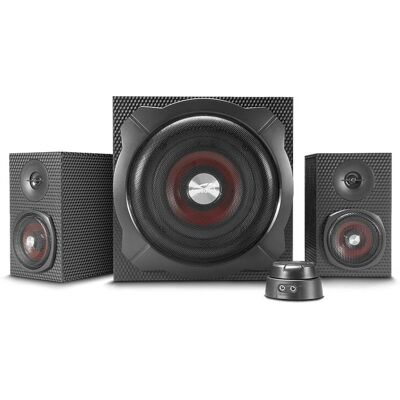 SPEEDLINK SL-820008-BK Conjunto de alto-falantes 2.1 Preto SPEEDLINK SL-820008-BK Conjunto de alto-falantes 2.1 Preto