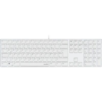 SPEEDLINK SL-640010-Tastatur Weiß USB Deutsch SPEEDLINK SL-640010-Tastatur Weiß USB Deutsch