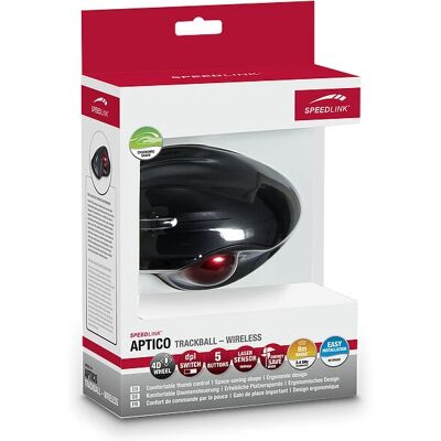 Mouse Laser Sem Fio Aptico Speedlink - Ergonômico 1600 DPI Mouse Laser Sem Fio Aptico Speedlink - Ergonômico 1600 DPI