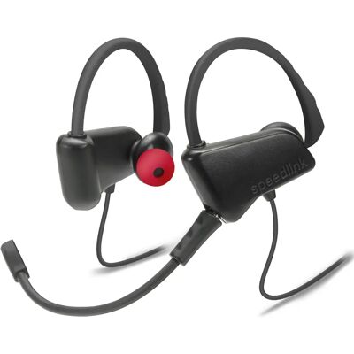 Speedlink Juzar Kabelgebunden Gaming-Headset - In-Ear, Ohrhaken - Schwarz/Rot Speedlink Juzar Kabelgebunden Gaming-Headset - In-Ear, Ohrhaken - Schwarz/Rot