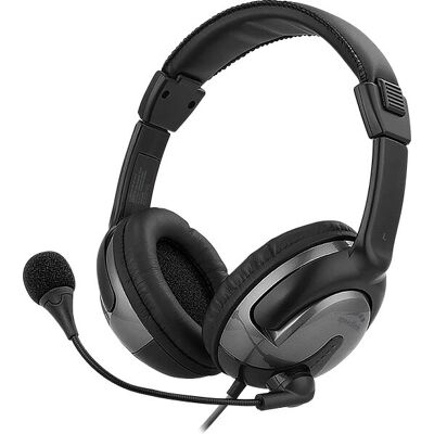 Auriculares Speedlink Sento - Con micrófono, cables, USB-A, Negro Auriculares Speedlink Sento - Con micrófono, cables, USB-A, Negro
