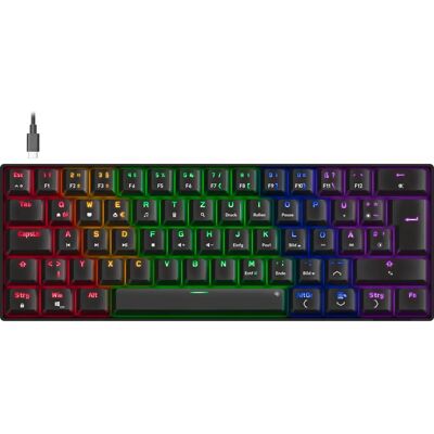 SPEEDLINK SL-670015-BK Tastatur - Mechanisch RGB Gaming Kompakt 60% - Schwarz SPEEDLINK SL-670015-BK Tastatur - Mechanisch RGB Gaming Kompakt 60% - Schwarz
