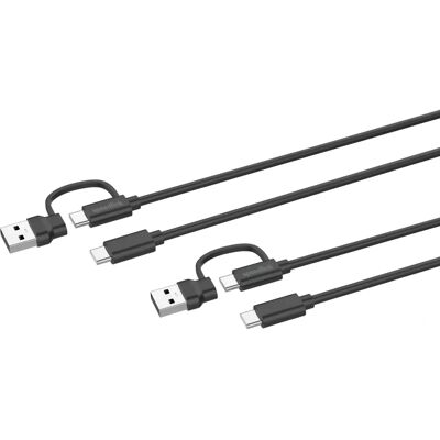 Speedlink SL-460101-BK USB-Kabel - 3M, USB-C/USB-A - Schwarz Speedlink SL-460101-BK USB-Kabel - 3M, USB-C/USB-A - Schwarz