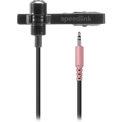 Speedlink SPES Schwarzes Ansteckmikrofon - Für Büro und Präsentationen Speedlink SPES Schwarzes Ansteckmikrofon - Für Büro und Präsentationen