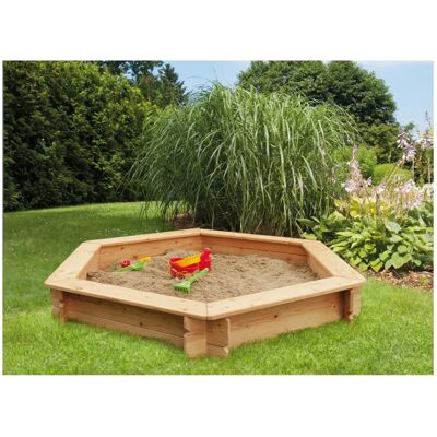 KIEHN-HOLZ Lärche Holz Sechseckiger Sandkasten - Sandkasten KIEHN-HOLZ Lärche Holz Sechseckiger Sandkasten - Sandkasten
