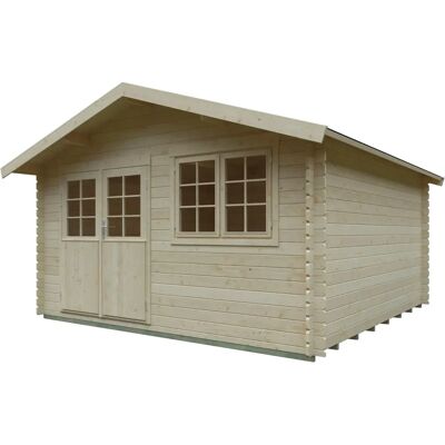 KIEHN-HOLZ Gipsberg 2 Gartenhaus - Holz, Satteldach, Beige KIEHN-HOLZ Gipsberg 2 Gartenhaus - Holz, Satteldach, Beige