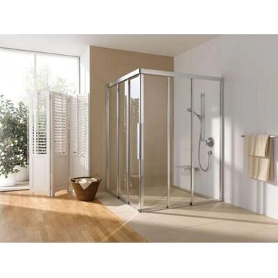 Koralle Eckduschkabine Schiebetür - myDay Comfort ESFBF3S - Barrierefreie Ecke Koralle Eckduschkabine Schiebetür - myDay Comfort ESFBF3S - Barrierefreie Ecke
