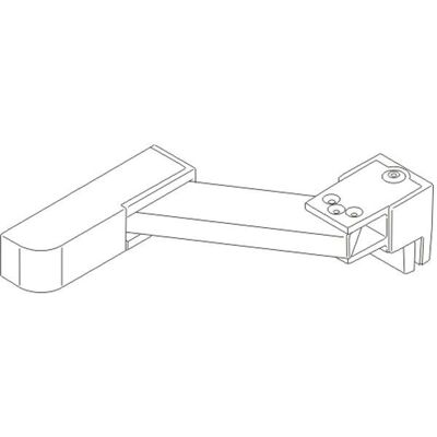 Koralle TwiggyTop hoekconsole - Accessoire voor U-vormige douche Koralle TwiggyTop hoekconsole - Accessoire voor U-vormige douche