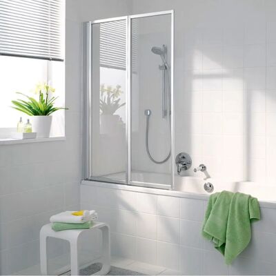 Koralle Avant Faltwand Dusche 2-teilig - Duschwand Koralle Avant Faltwand Dusche 2-teilig - Duschwand