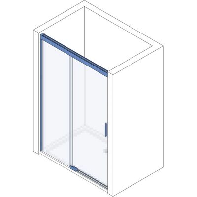 Koralle S600Plus Puerta corredera - Plata rectangulara 1400mm Koralle S600Plus Puerta corredera - Plata rectangulara 1400mm