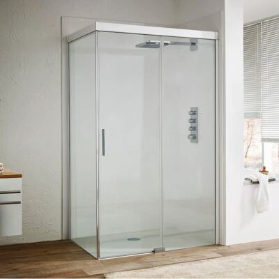 Puerta corredera Koralle S600Plus - Plata - 1200mm - Cabina de ducha Puerta corredera Koralle S600Plus - Plata - 1200mm - Cabina de ducha