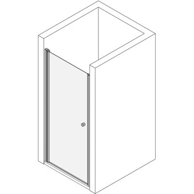 Koralle TwiggyPlus Wandstop voor Niche 75x185cm Koralle TwiggyPlus Wandstop voor Niche 75x185cm