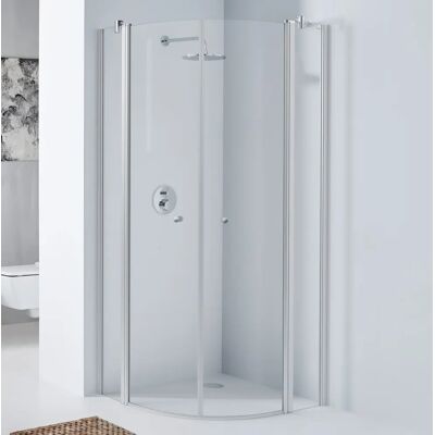 Koralle TwiggyPlus Viertelcirkel Douche - Strak Design Koralle TwiggyPlus Viertelcirkel Douche - Strak Design