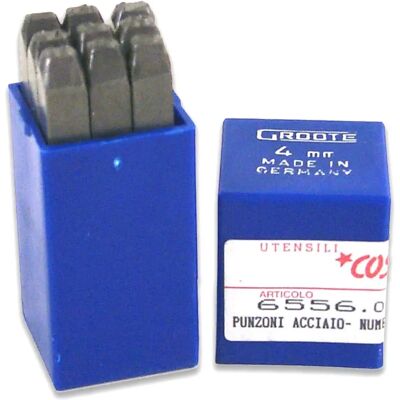 KUKKO 328 Nummerstempel Set - 9 Stuks KUKKO 328 Nummerstempel Set - 9 Stuks