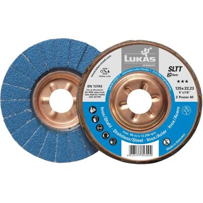 Lukas - Schuurdisco SLTT (ZA-Power) 125mm - Koudbewerking Lukas - Schuurdisco SLTT (ZA-Power) 125mm - Koudbewerking