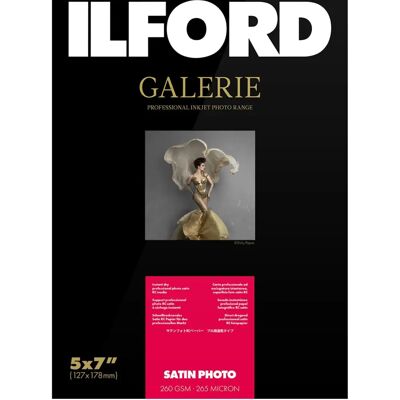 Papier Photo Satin Ilford Galerie 260g 13x18cm 100 feuilles - Publicité Papier Photo Satin Ilford Galerie 260g 13x18cm 100 feuilles - Publicité