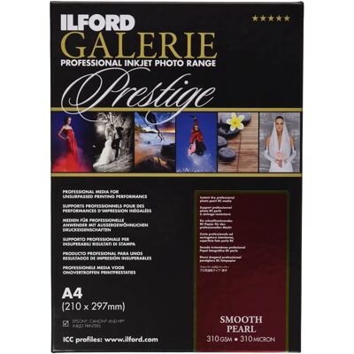 Ilford Pearl Fotopapier - A4 - 100 vellen - Professionele afwerking Ilford Pearl Fotopapier - A4 - 100 vellen - Professionele afwerking