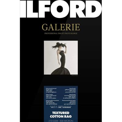 Ilford Prestige Textured Cotton Rag - 310 GSM - 5 x 7 - Fotografický papír Ilford Prestige Textured Cotton Rag - 310 GSM - 5 x 7 - Fotografický papír