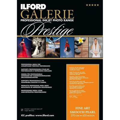 Ilford Galerie Fine Art Slät Pärlemor Vitt - Fotopapper Ilford Galerie Fine Art Slät Pärlemor Vitt - Fotopapper