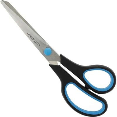 Westcott Easy Grip Schere - 21cm - Blau/Schwarz Westcott Easy Grip Schere - 21cm - Blau/Schwarz