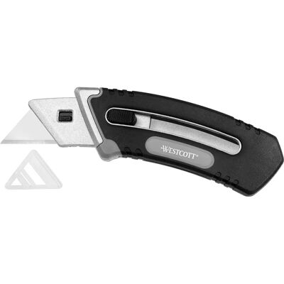 WESTCOTT Cuttermesser - Klappbar, Aluminiumgehäuse WESTCOTT Cuttermesser - Klappbar, Aluminiumgehäuse