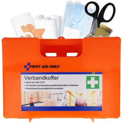 First Aid Only - Kit di pronto soccorso compatto - DIN 13157 - Arancione First Aid Only - Kit di pronto soccorso compatto - DIN 13157 - Arancione