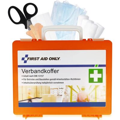 FIRST AID ONLY DIN 13157 Kit di Pronto Soccorso - Arancione FIRST AID ONLY DIN 13157 Kit di Pronto Soccorso - Arancione