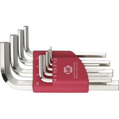 Hafu - Hex key set ISO2936 - 1,5-10 mm - 9-pièces - Hex keys - Publicité Hafu - Hex key set ISO2936 - 1,5-10 mm - 9-pièces - Hex keys - Publicité