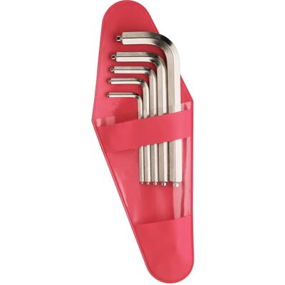HAFU 5-teiliger Innensechskantschlüsselsatz - 3-8mm - DIN 6911 HAFU 5-teiliger Innensechskantschlüsselsatz - 3-8mm - DIN 6911