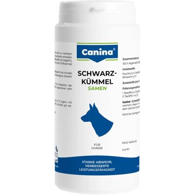 Canina Pharma Zwarte komijnzaden 250g - Diervoeder supplement Canina Pharma Zwarte komijnzaden 250g - Diervoeder supplement